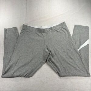 Nike NWT Ankle Leggings Gray Women's Size XL Athletic Stretch Activewear